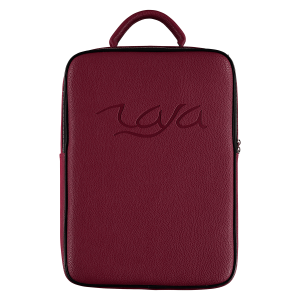 Raja Backpack Red Gold zipper front